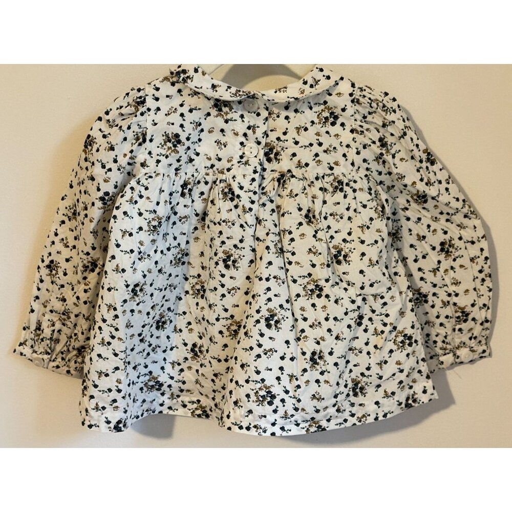 Little Cotton Clothes Vintage-Inspired Baby Floral Blouse 18-24 Months